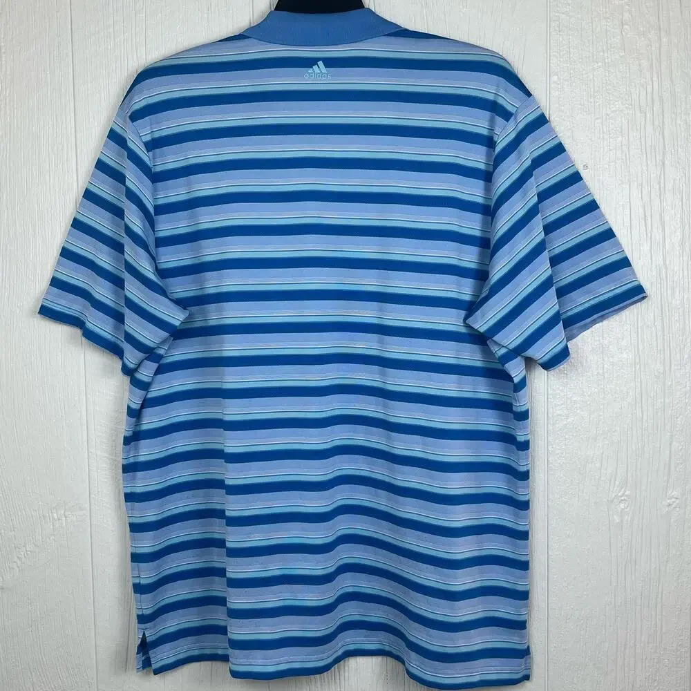 Adidas Polo shirt men’s 2XL Polo Climacool polyester/spandex blend Blue